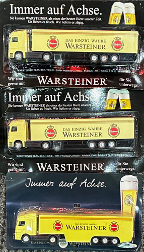 Warsteiner werbetruck lkw - warsteiner,