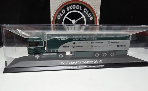 Herpa lkw scania green truck - herpa,