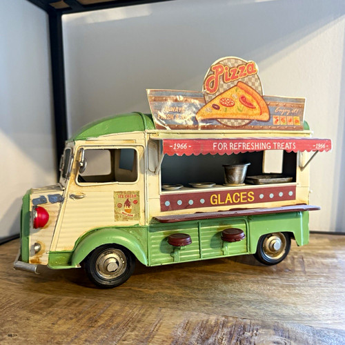 Metall foodtruck modell - metall,