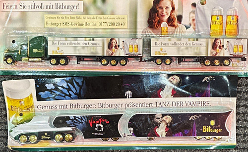Bitburger werbetruck modell - 2x,