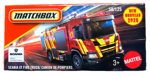 Matchbox scania fire - scania,