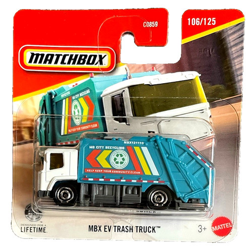 Matchbox mbx trash truck - ev,