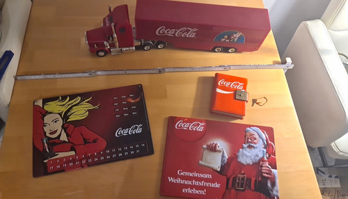 Coca cola modell truck - coca-cola, rot
