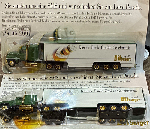Bitburger werbe minitruck - bitburger, werbe-minitruck