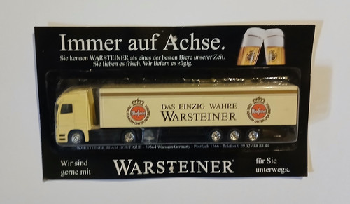 Warsteiner werbetruck - warsteiner,