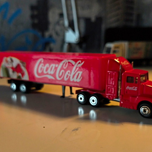 Coca cola modellauto truck - coca-cola,
