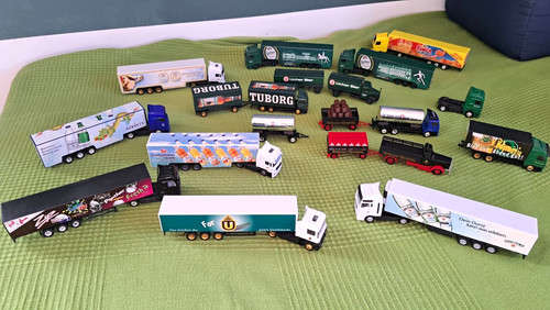 Konvolut modell werbetrucks - konvolut, modell-werbetrucks